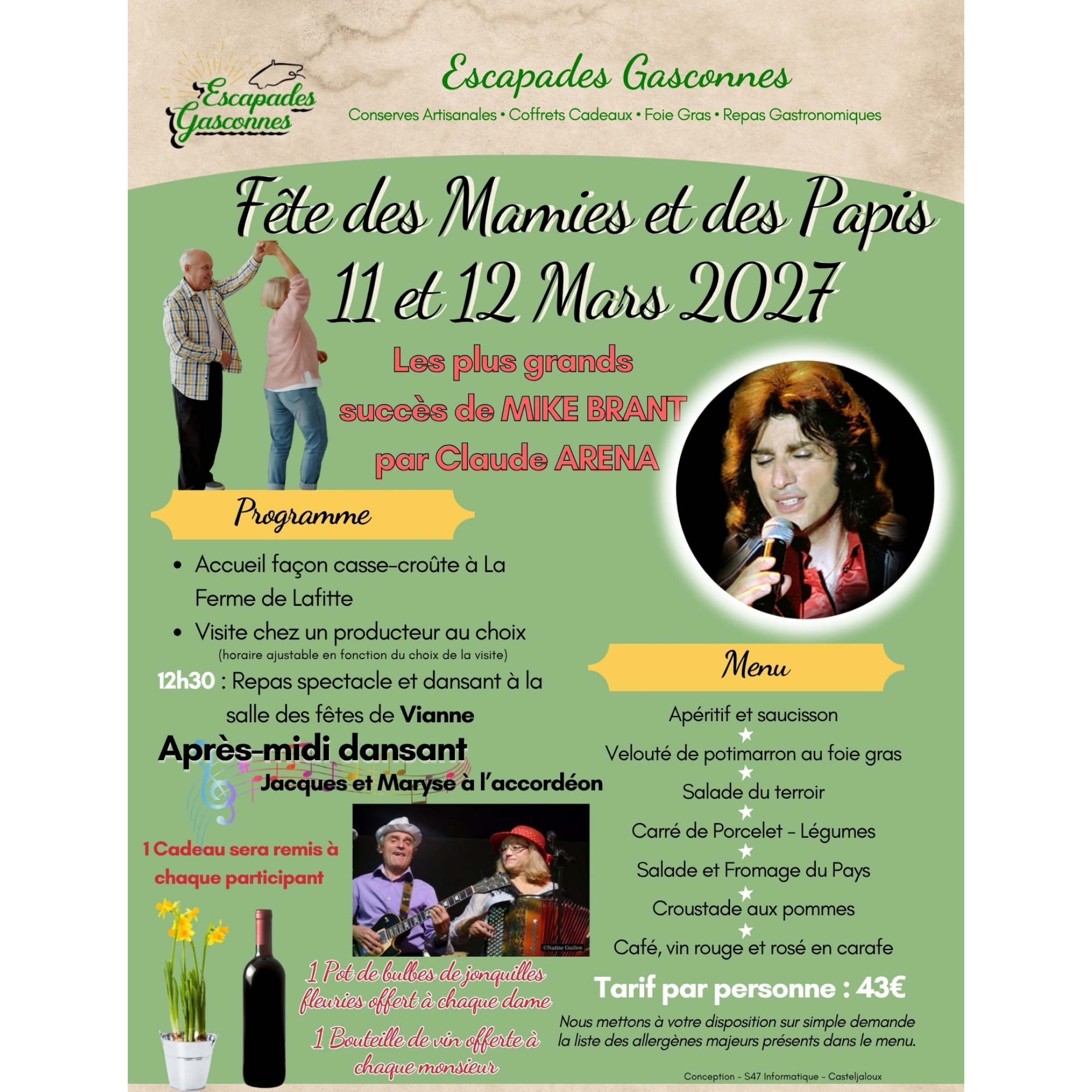 Fêtes des Mamies et des Papis - Claude Arena